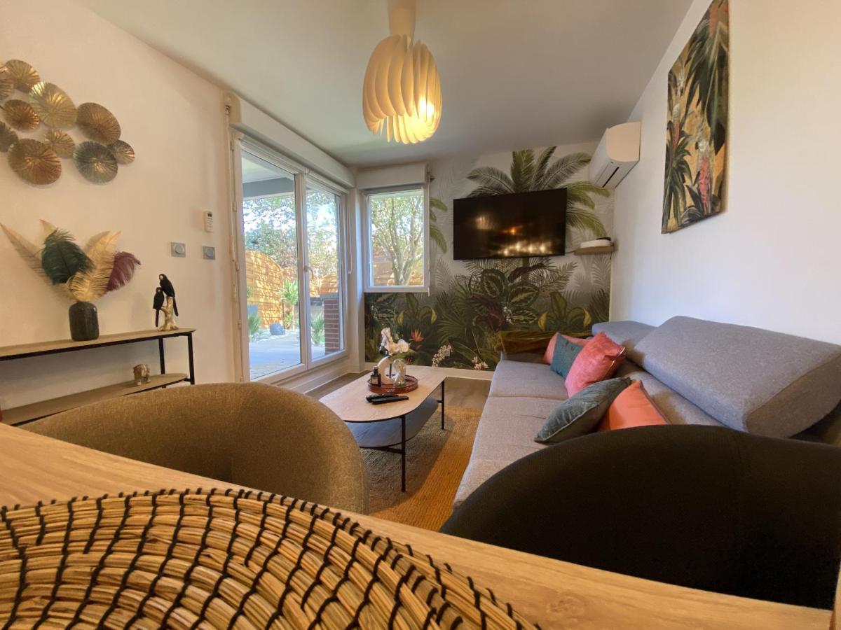 Apartamento Le Jungle : T2 Avec Jardin Et Jacuzzi Blagnac Exterior foto