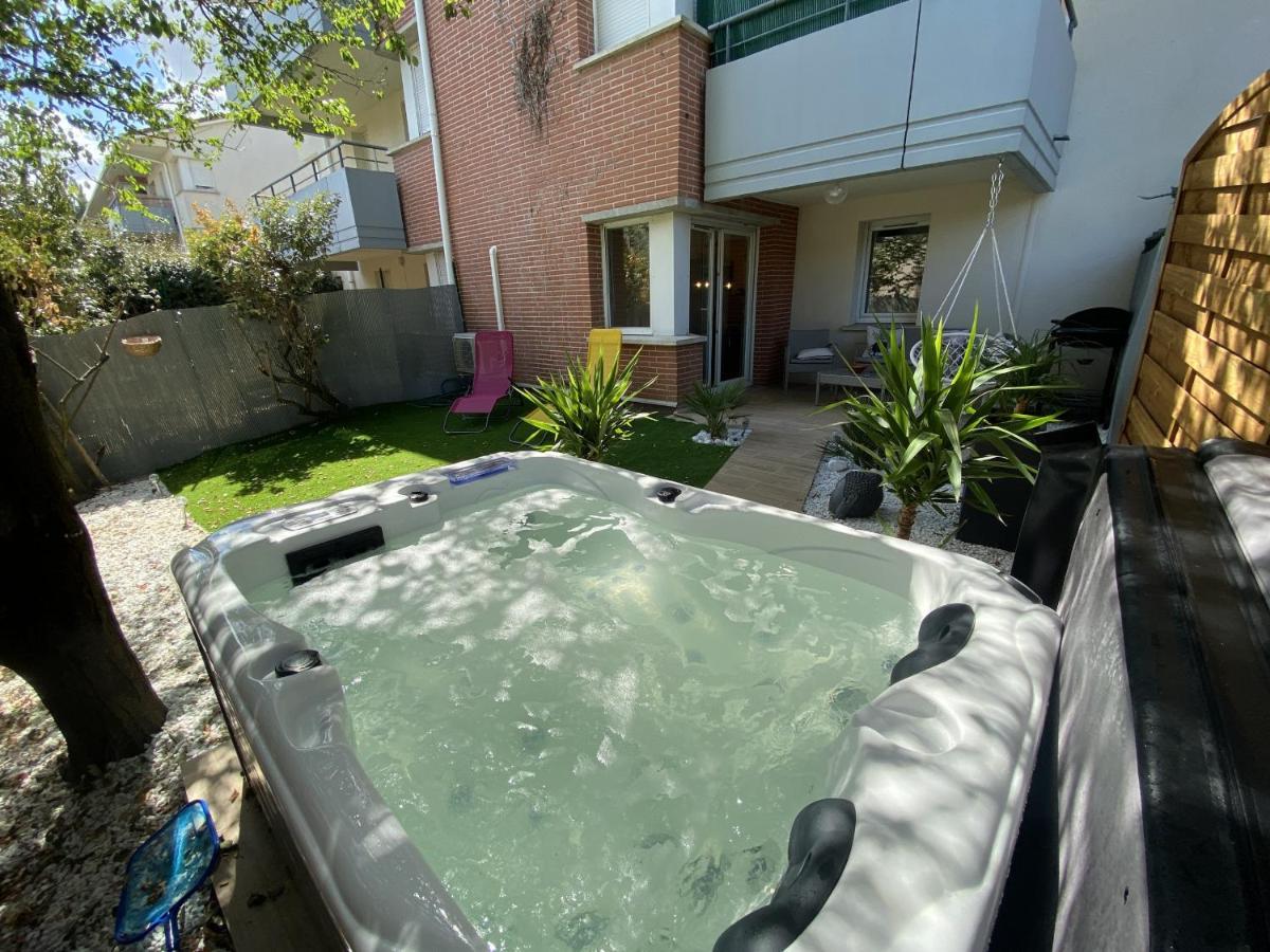 Apartamento Le Jungle : T2 Avec Jardin Et Jacuzzi Blagnac Exterior foto