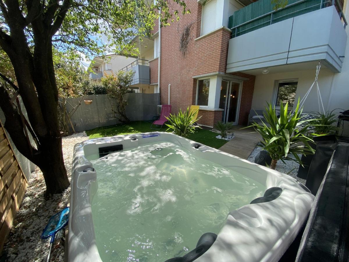 Apartamento Le Jungle : T2 Avec Jardin Et Jacuzzi Blagnac Exterior foto